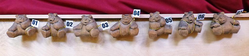 Anniversary Bear Carvings Group 1